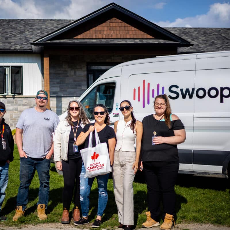 SwoopFiber Team with First Customer